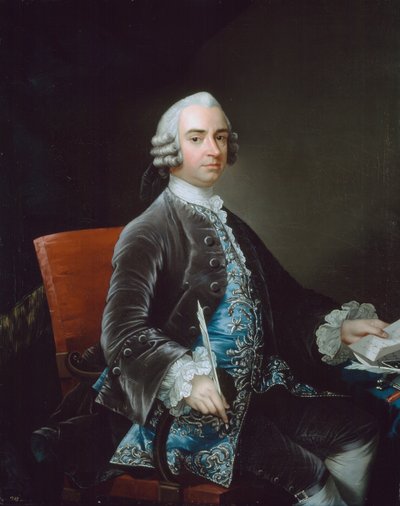John Larpent (1710-97) Jefe de Secretaría del Departamento del Norte, 1749 de Gabriel Mathias